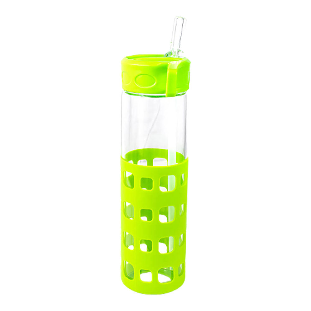 Waterdrop BPA Free Glass Water Bottle, Insulating Neoprene Sleeve
