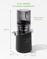 Nama J3 Compact Cold Press Juicer - Black