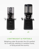 Nama J3 Compact Cold Press Juicer - Black