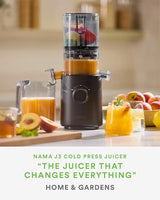 Nama J3 Compact Cold Press Juicer - Black