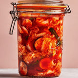 Le Parfait Super Terrines, French Glass Canning Jars with Wire-Bail Clamp Lid