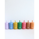 Mini Silicone Straw Cups for Kids