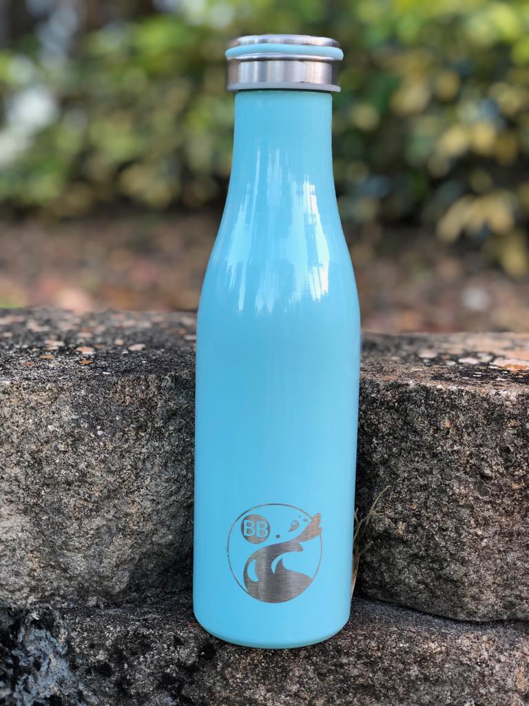 Pastel Blue Stainless Steel Bottle - 500ml