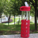 Waterdrop Sleeve Glass Bottle - Blossom Bottles