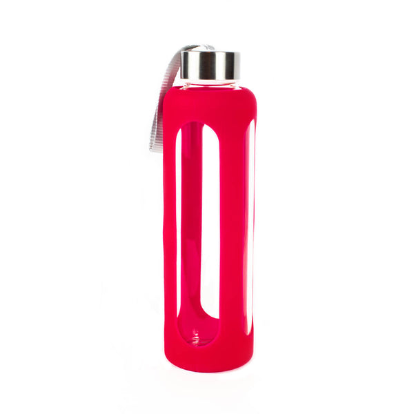 Step-It-Up Glass Water Bottle