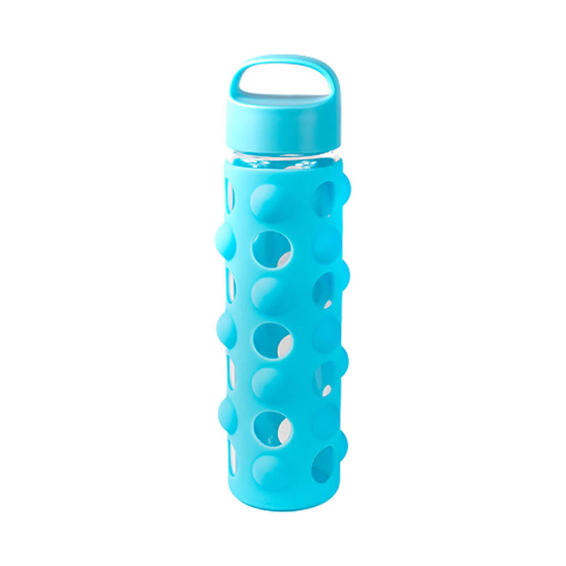 HD Designs Outdoors Tall Glass Bottle with Sleeve & Loop - Blue